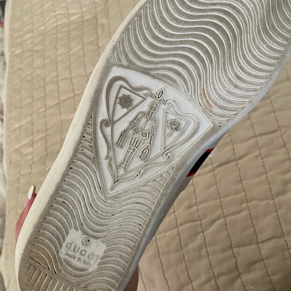 Gucci Ace Stripe Sneakers Tennis Shoes  39 - Picture 10 of 10